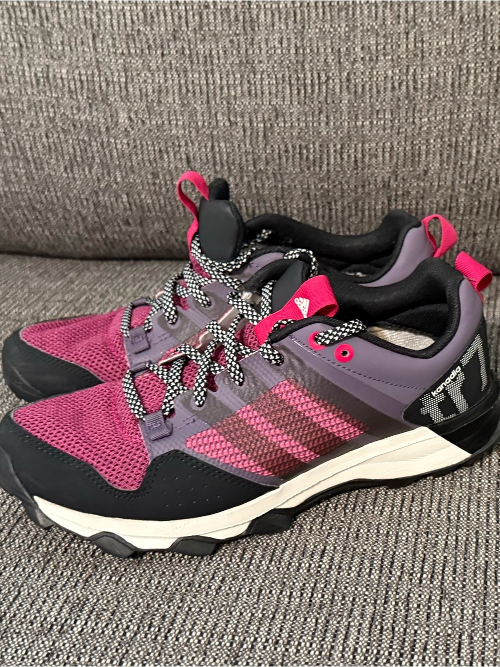 Adidas Kanadia 7 TR Women's Pink Purple Trail Running Shoes AQ4813 Size 7.5